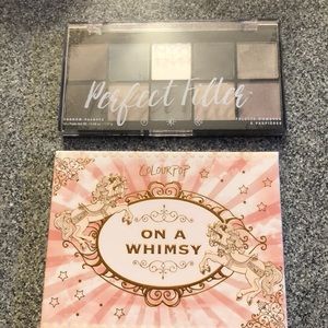 Nyx & colourpop eyeshadow palettes